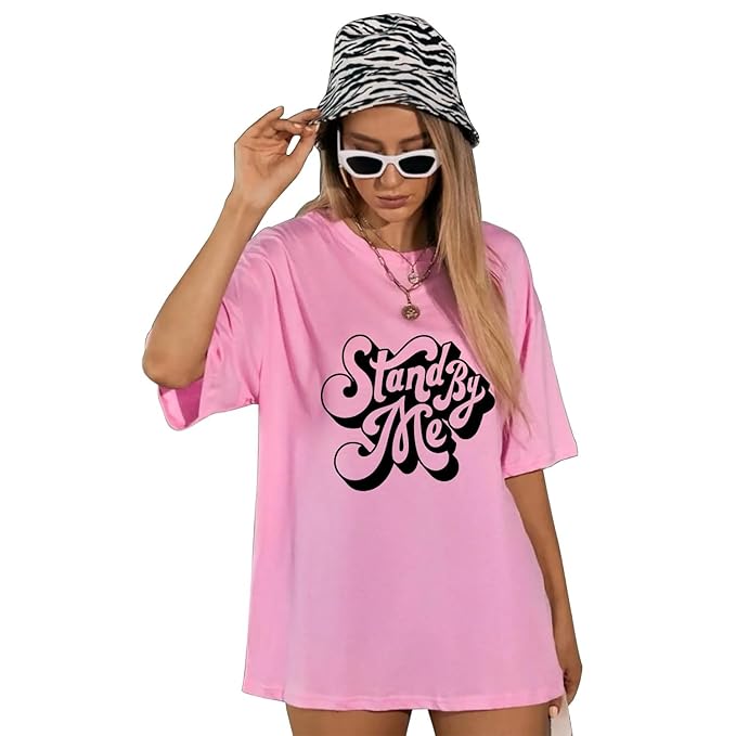 London Hills Women’s Cotton Oversized Fit T-Shirt